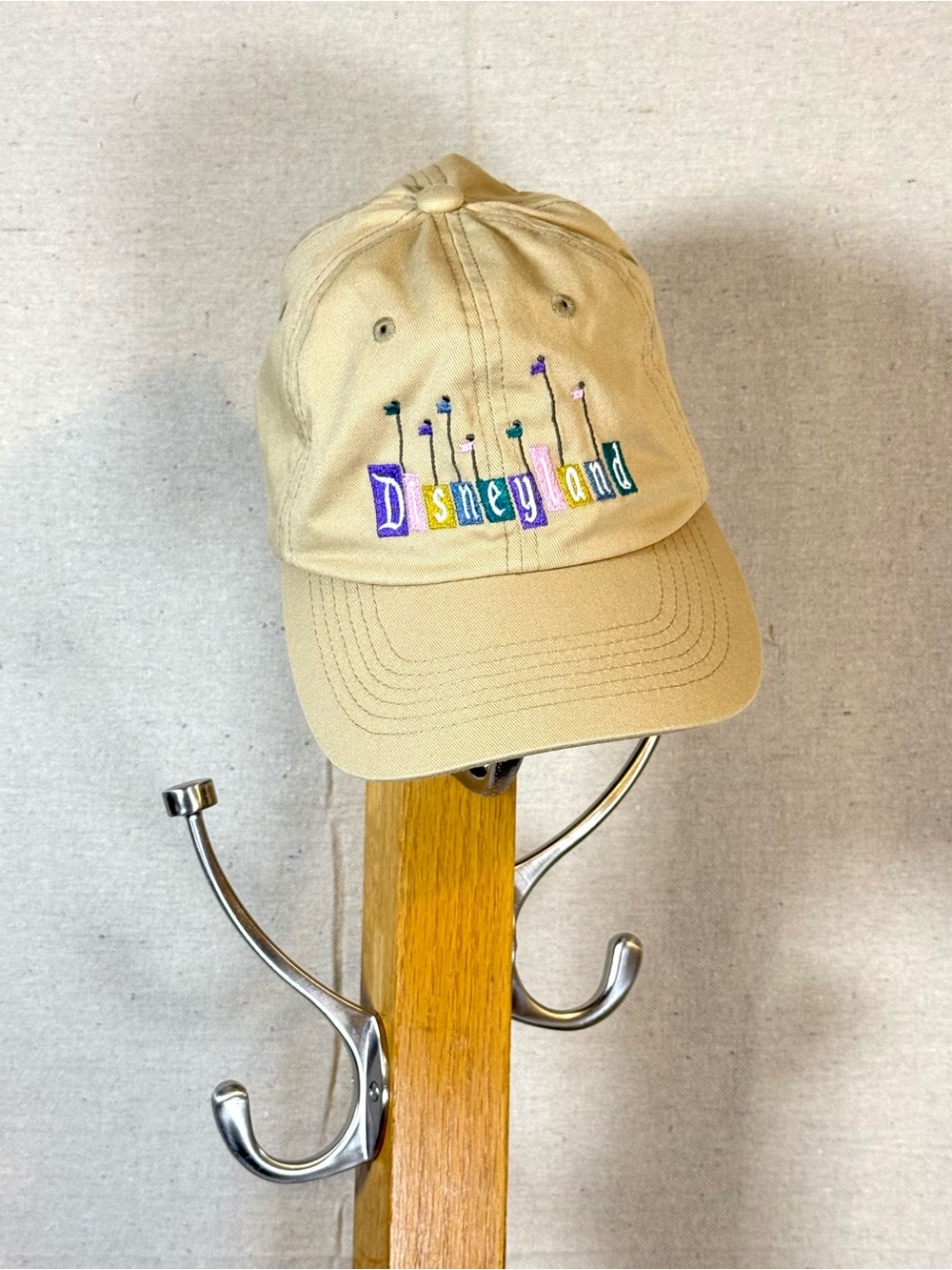 Classic Disneyland Tan Baseball Cap